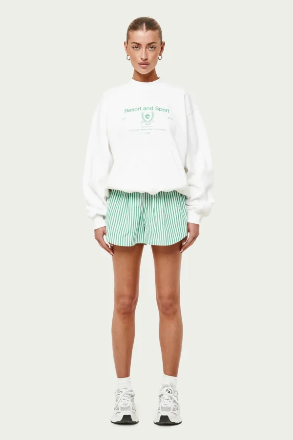 The Couture Club Sweatshirts-Resort And Sport Crewneck Sweatshirt