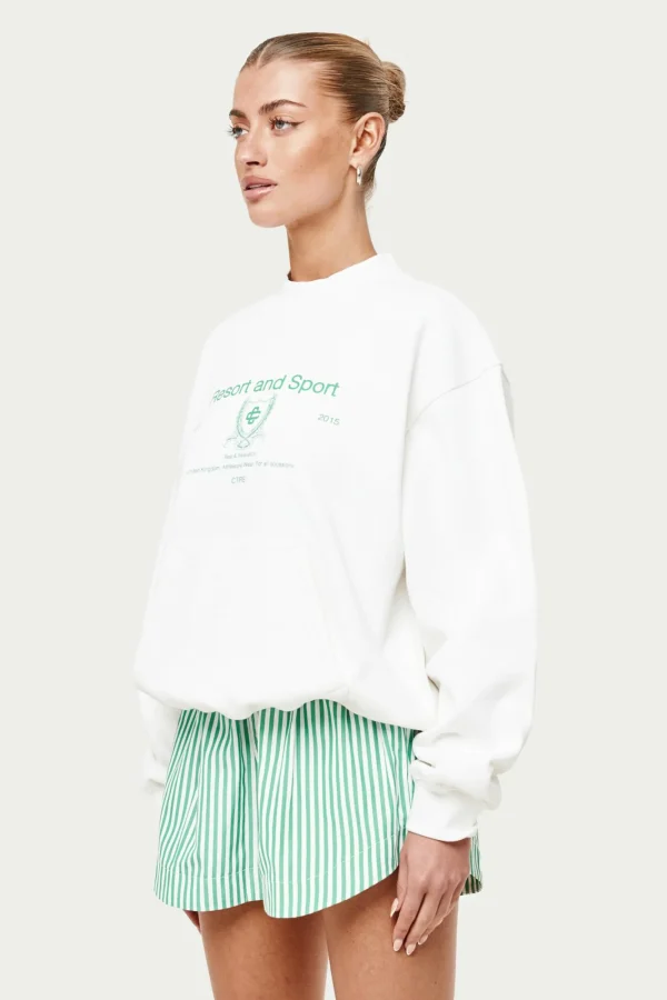 The Couture Club Sweatshirts-Resort And Sport Crewneck Sweatshirt