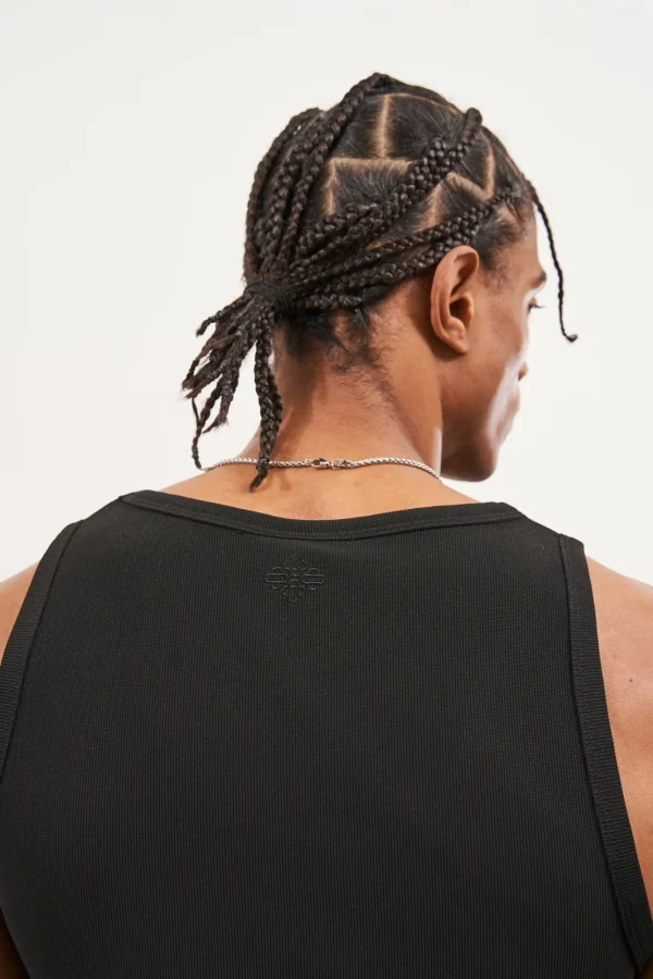 The Couture Club T-Shirts-Rib Textured Vest