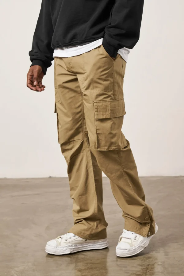 The Couture Club Cargo Pants-Ripstop Relaxed Cargo Trousers