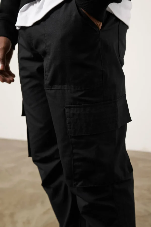 The Couture Club Cargo Pants-Ripstop Relaxed Cargo Trousers