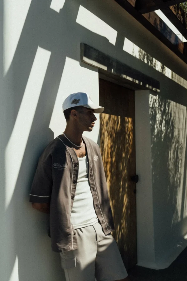 The Couture Club T-Shirts-Script Jersey Baseball Shirt
