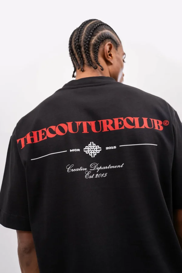 The Couture Club T-Shirts-Script Multi Graphic T-Shirt