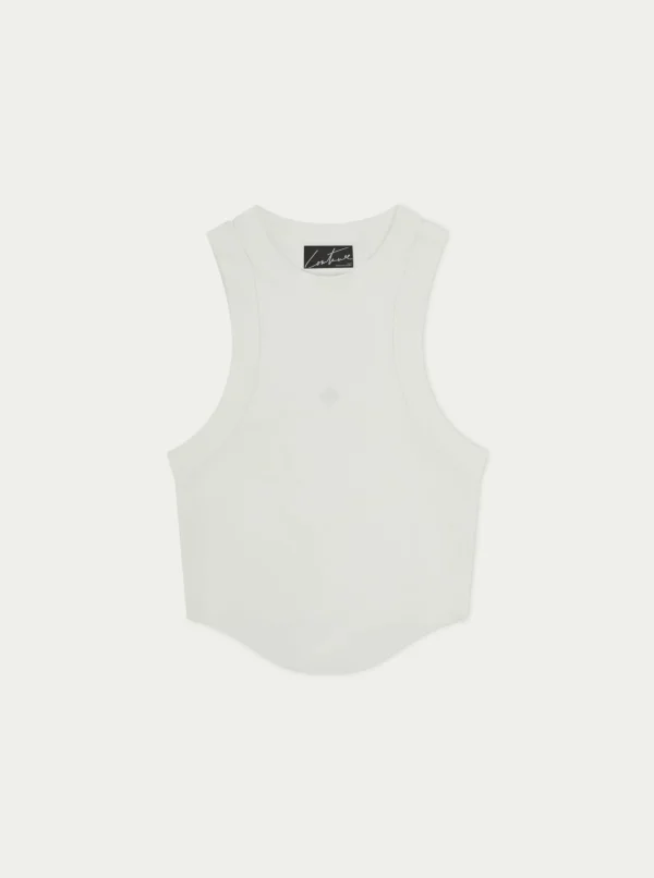 The Couture Club Tops-Sculpting Stretch Emblem Racer