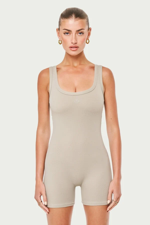 The Couture Club Unitards-Sculpting Stretch Emblem Unitard