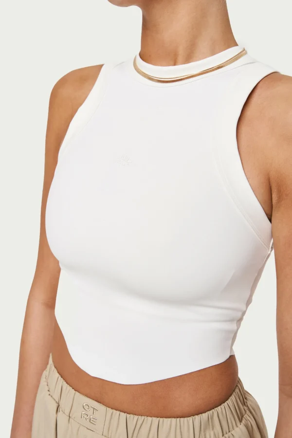The Couture Club Tops-Sculpting Stretch Emblem Racer