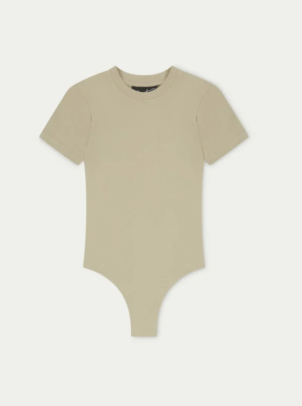 The Couture Club Tops-Short Sleeve Fitted Bodysuit