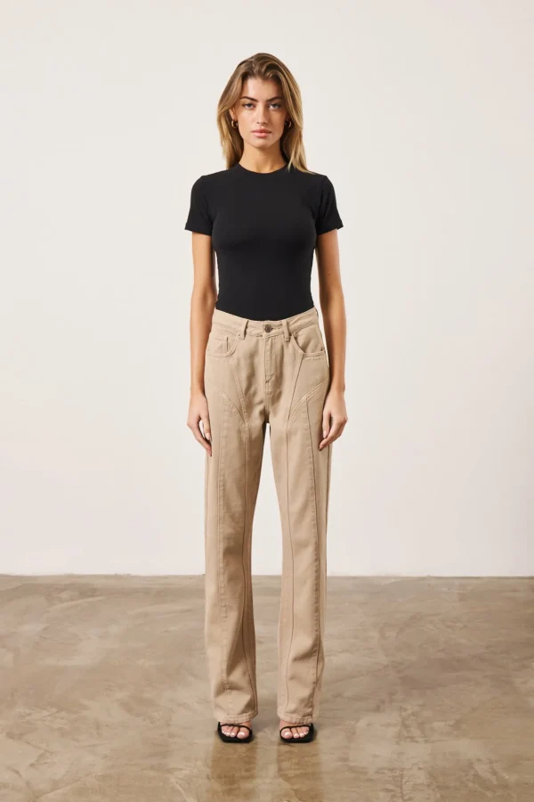The Couture Club Tops-Short Sleeve Fitted Bodysuit