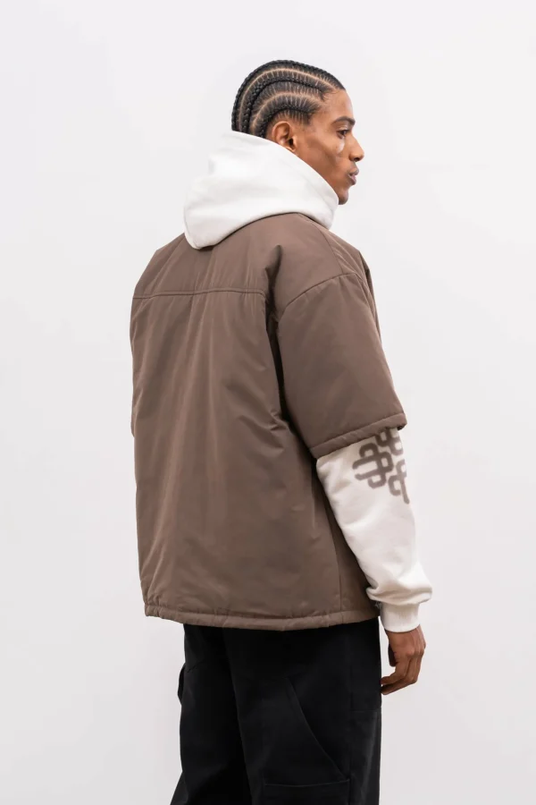 The Couture Club Shirts-Short Sleeve Padded Shirt