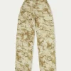 The Couture Club Bottoms-Side Zip Camo Cargo Pants