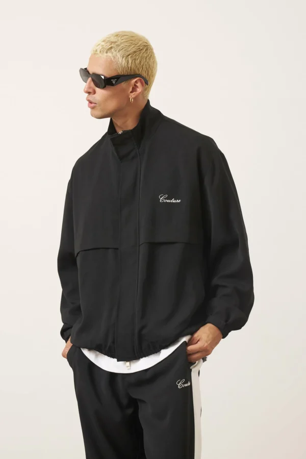 The Couture Club Twinsets-Smart Lightweight Track Jacket