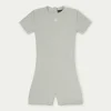 The Couture Club Tops-Soft Touch Short Sleeve Fitted Unitard