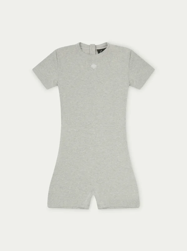 The Couture Club Tops-Soft Touch Short Sleeve Fitted Unitard