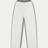 The Couture Club Joggers-Spliced Pinstripe Joggers