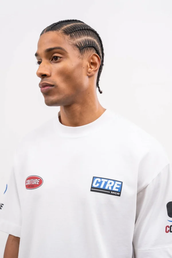 The Couture Club T-Shirts-Sports Multi Logo T-Shirt