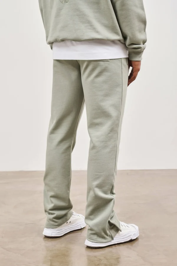 The Couture Club Tracksuits-Straight Leg Embroidered Emblem Joggers