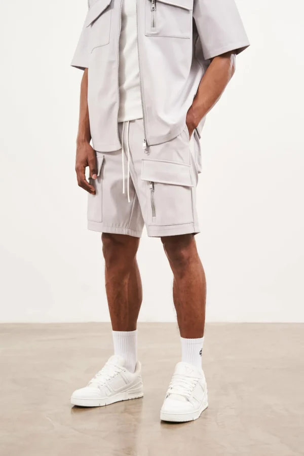 The Couture Club Twinsets-Technical Heavyweight Utility Shorts