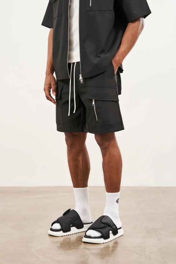 The Couture Club Twinsets-Technical Heavyweight Utility Shorts