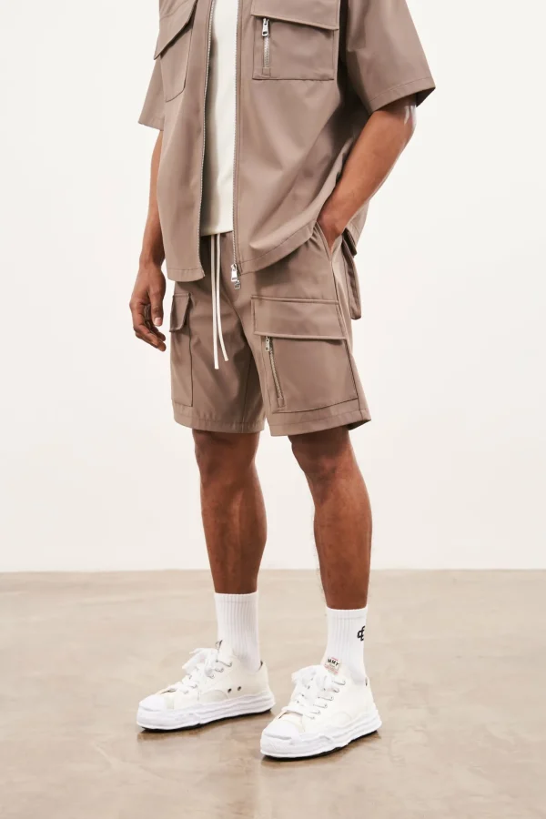 The Couture Club Twinsets-Technical Heavyweight Utility Shorts