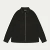 The Couture Club Twinsets-Technical Rib Zip Through Shacket