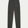 The Couture Club Cargo Pants-Technical Stretch Zip Cargo Pants