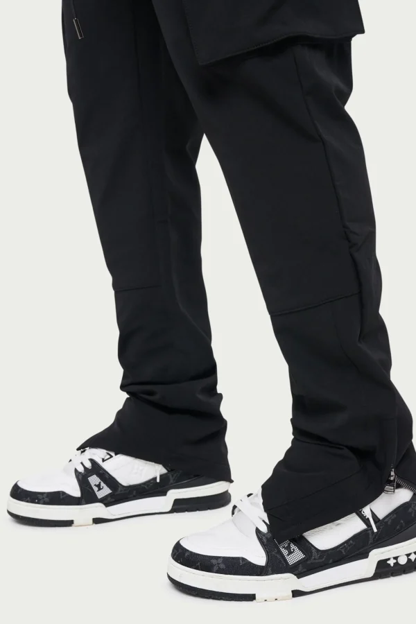The Couture Club Cargo Pants-Technical Stretch Zip Cargo Pants