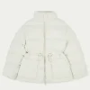The Couture Club Coats & Jackets-Tie Waist Pleated Puffer Coat