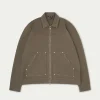 The Couture Club Twinsets-Twill Rivet Detail Carpenter Jacket