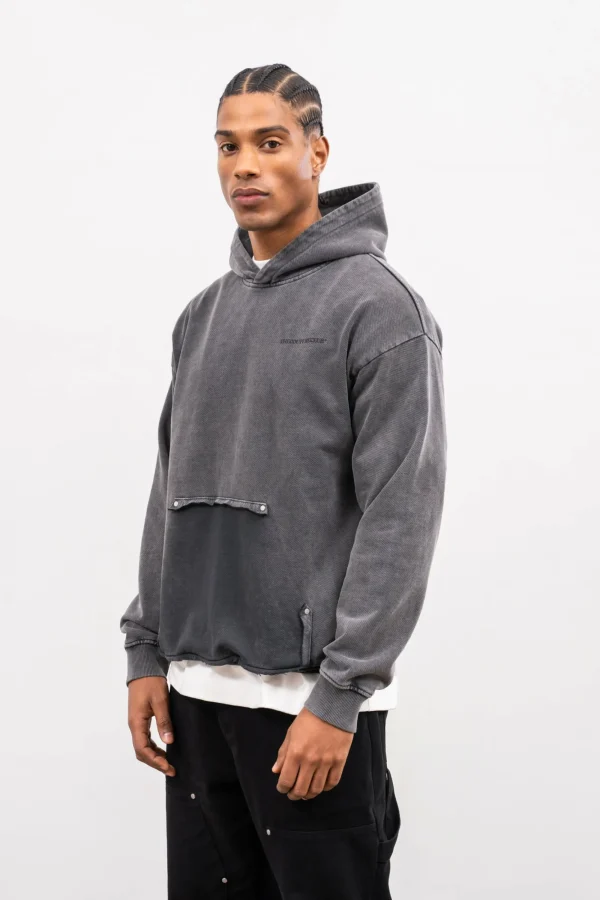 The Couture Club Hoodies-Washed Pocket Hoodie